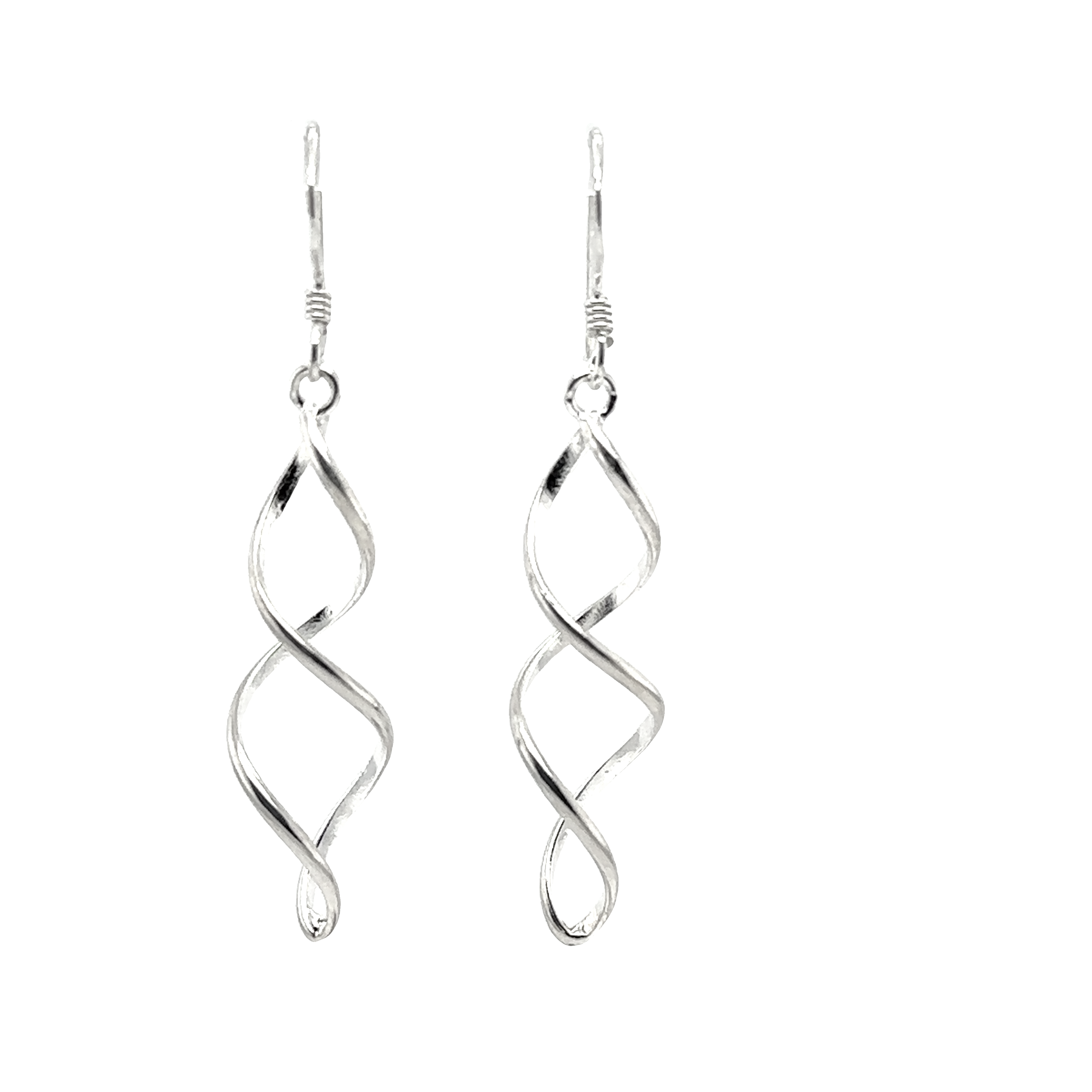 These stunning Super Silver Delicate Twisted Earrings are the perfect everyday accessory.