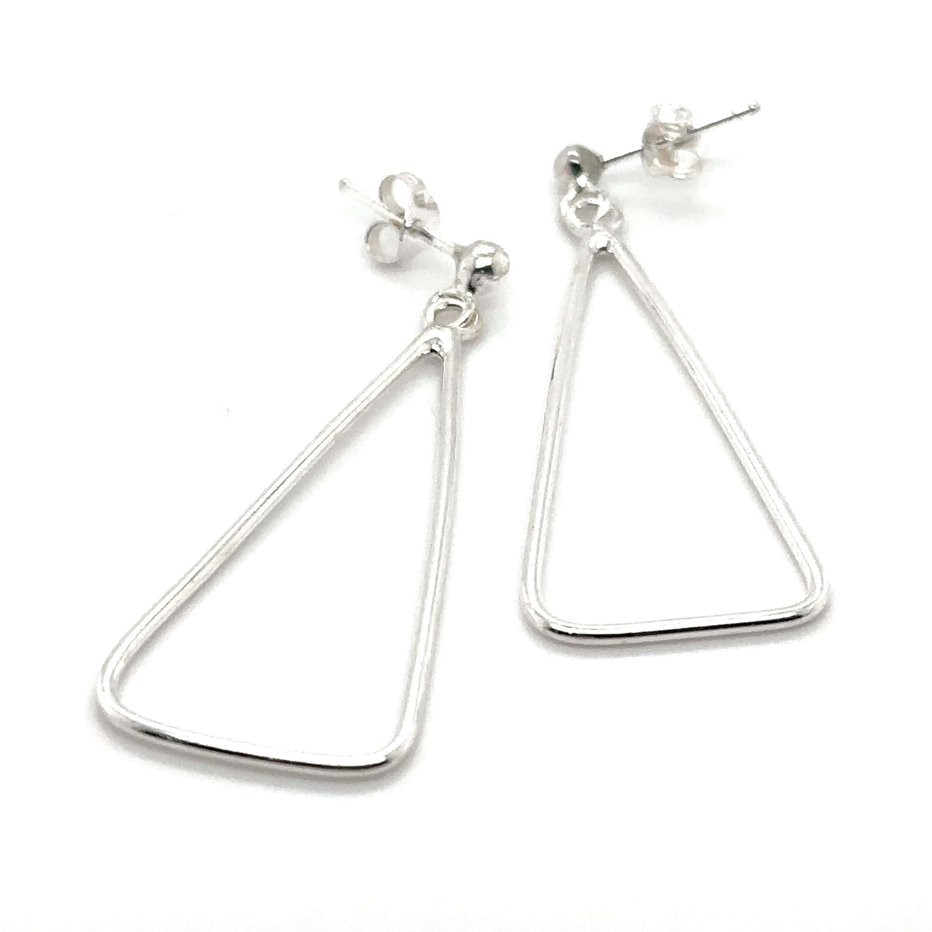 Three triangles silver 950 earrings — Ethical Clothes & Jewellery - Slow  Fashion - Handmade Stories