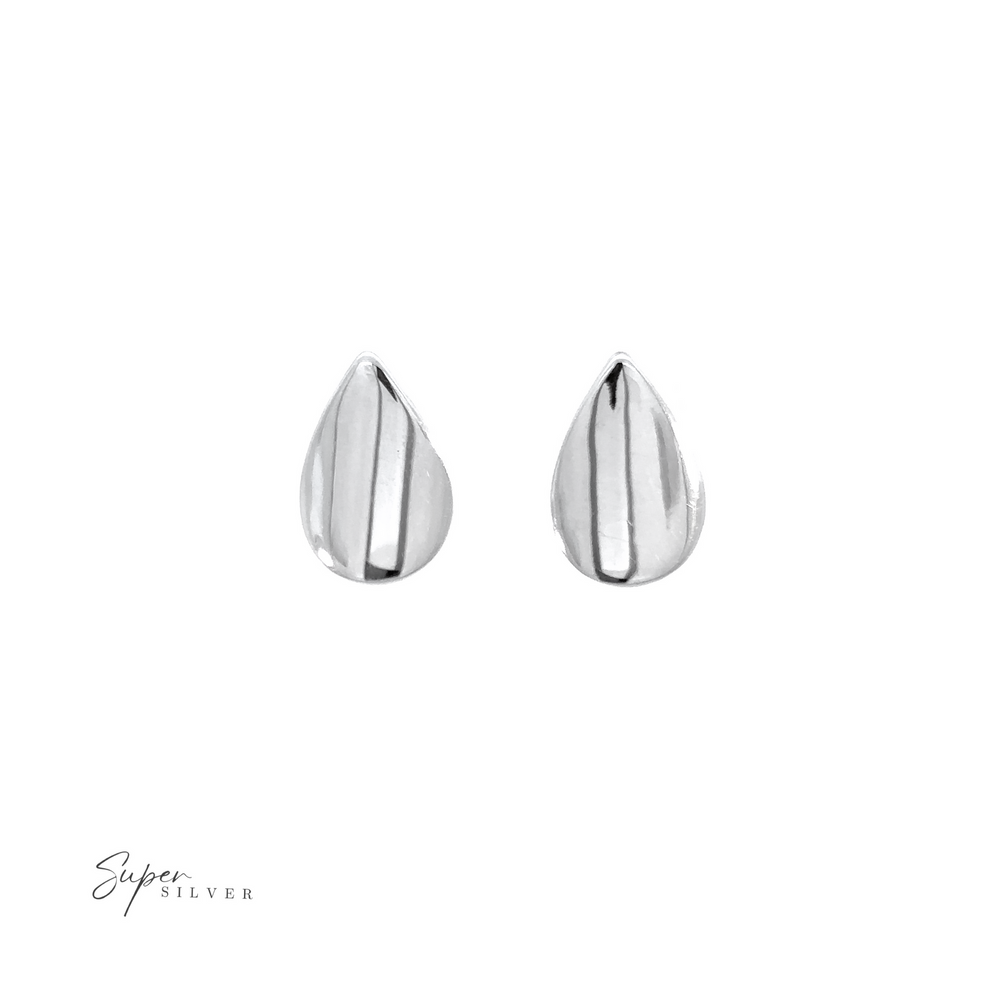These sophisticated sterling silver Modern Teardrop Studs are a beautiful accessory to any outfit.