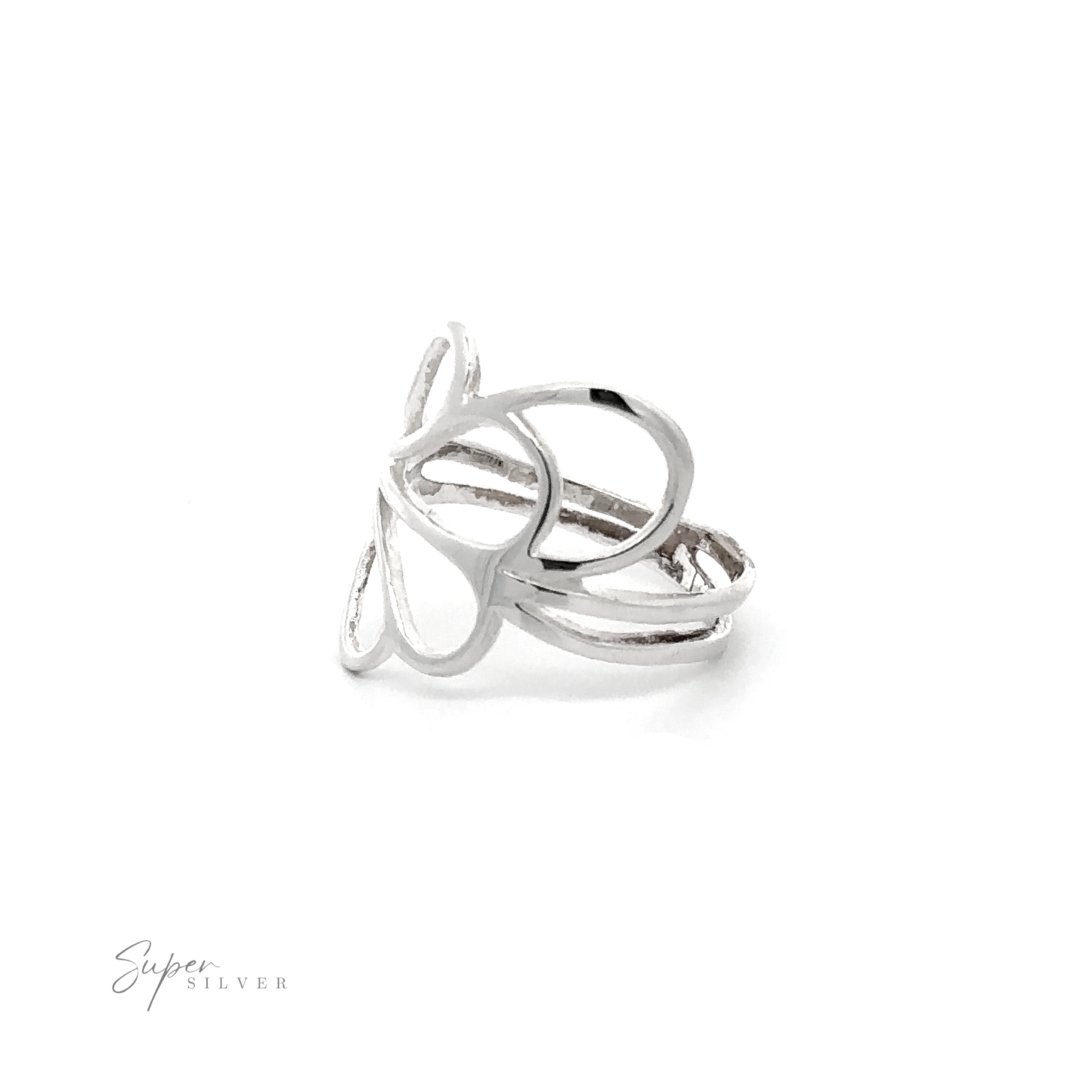 An elegant Simple Open Freestyle Ring, perfect for everyday wear with its open style design.