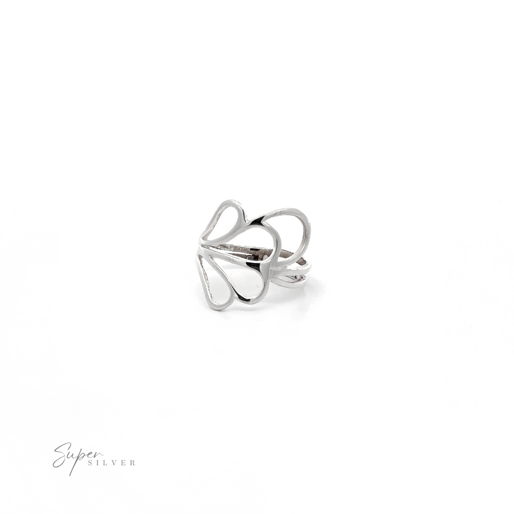 
                  
                    An elegant Simple Open Freestyle Ring with a leaf design, perfect for everyday wear.
                  
                
