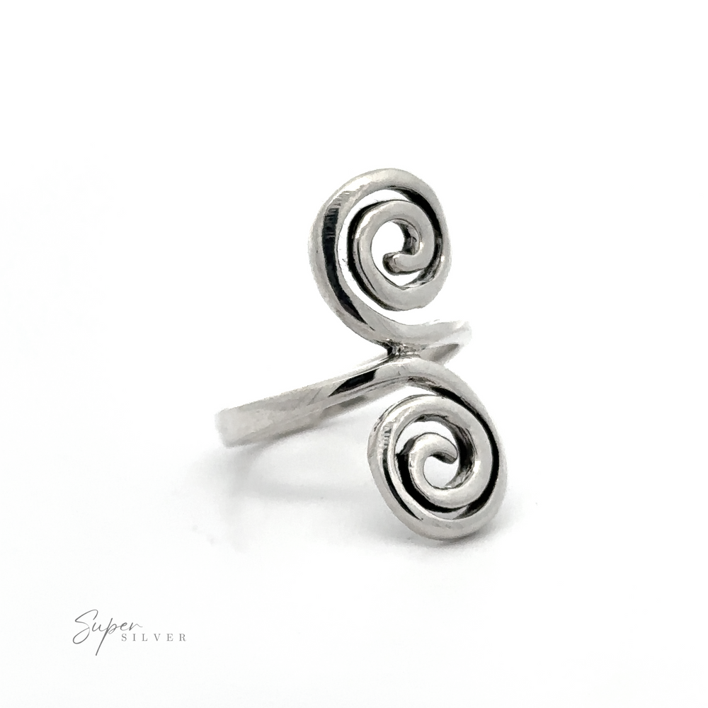 
                  
                    A Double Swirl Ring with a Celtic spiral design.
                  
                