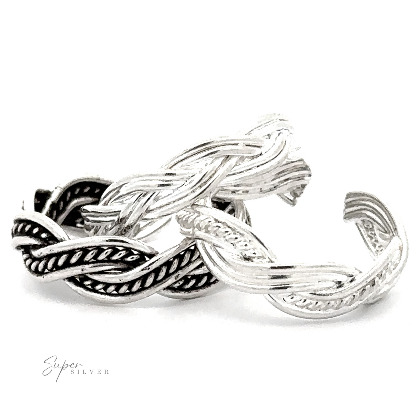 
                  
                    A detailed Various Braided Adjustable Toe Rings with intricate textures and patterns, displayed on a white background.
                  
                