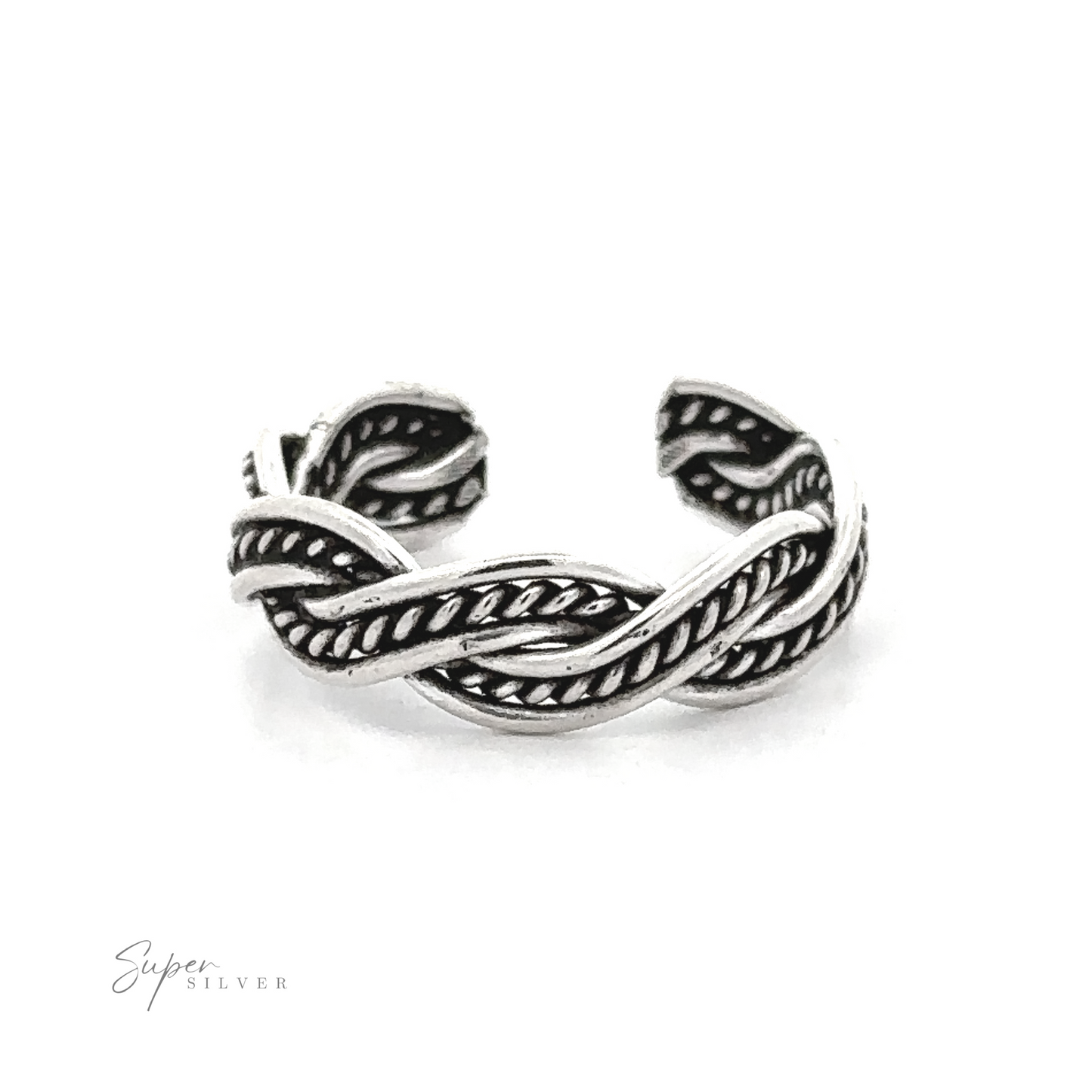 
                  
                    Various Braided Adjustable Toe Rings displayed against a white background.
                  
                