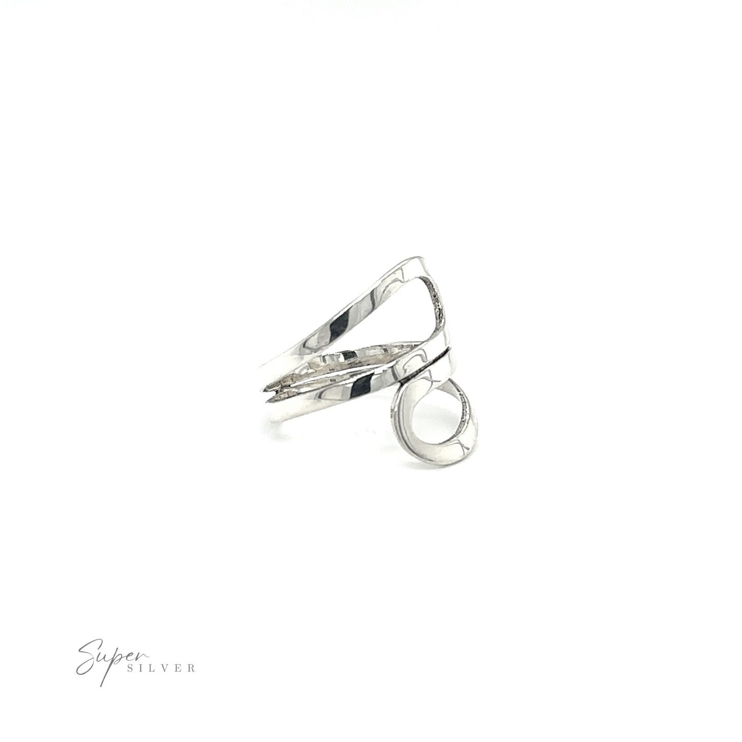 
                  
                    A versatile silver Freestyle Loop Ring.
                  
                