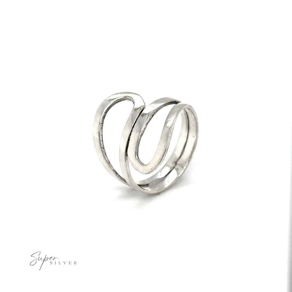 
                  
                    A versatile Freestyle Loop Ring with a spiral design.
                  
                