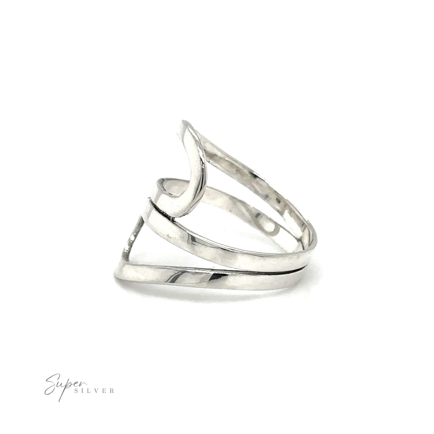 
                  
                    A versatile Freestyle Loop Ring with a curved design.
                  
                