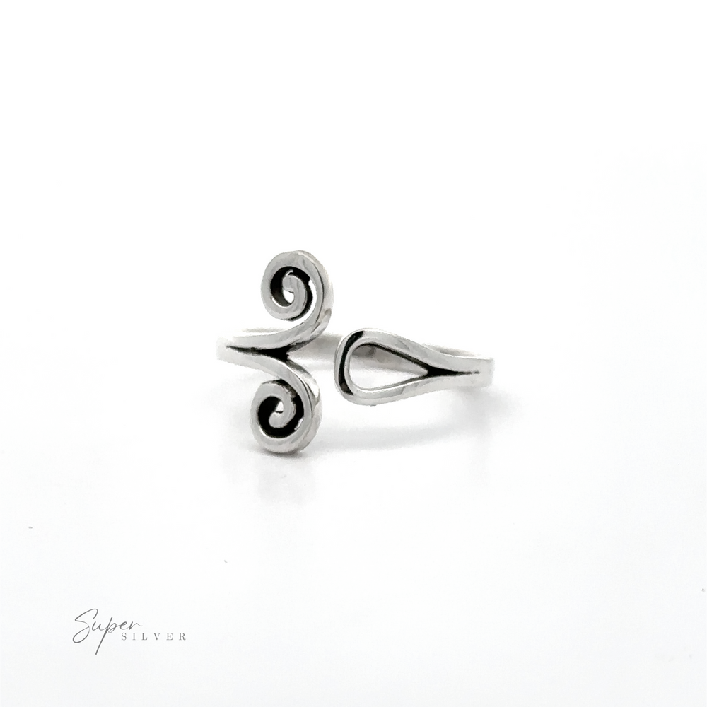 
                  
                    A contemporary chic Adjustable Ring With Spiral Design.
                  
                
