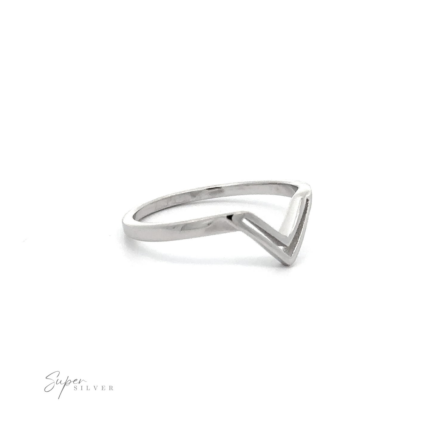 
                  
                    A unique "V" shaped ring crafted from sterling silver.
                  
                