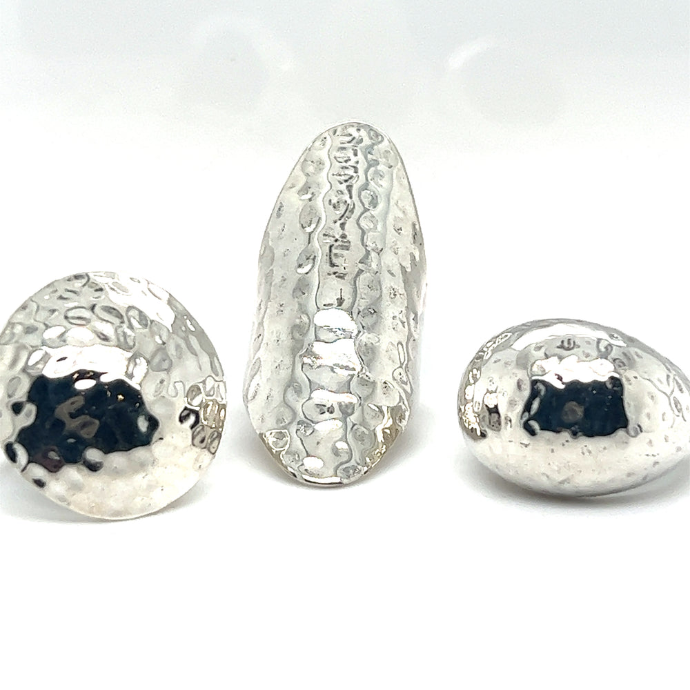 
                  
                    Statement Hammered Rings
                  
                