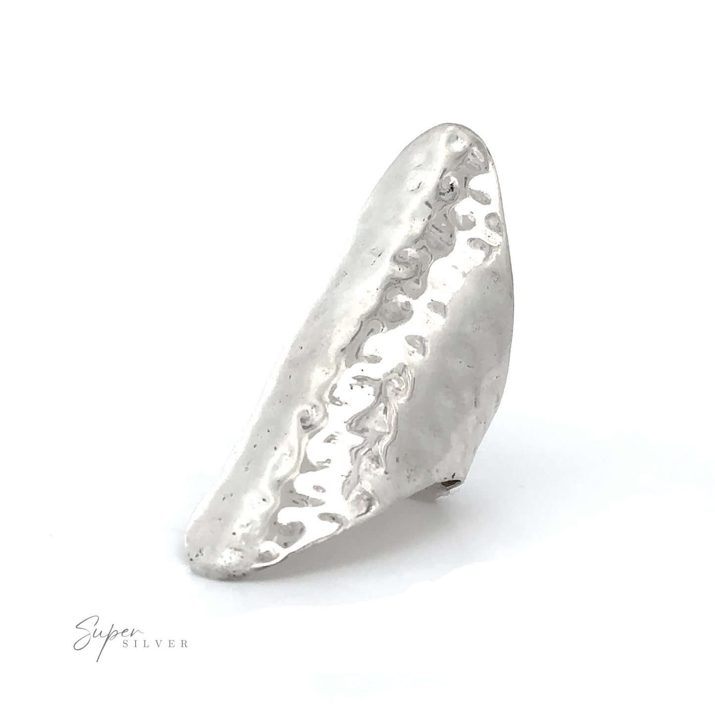 
                  
                    A bold silver Statement Hammered Ring, making it a statement piece for bold expression.
                  
                