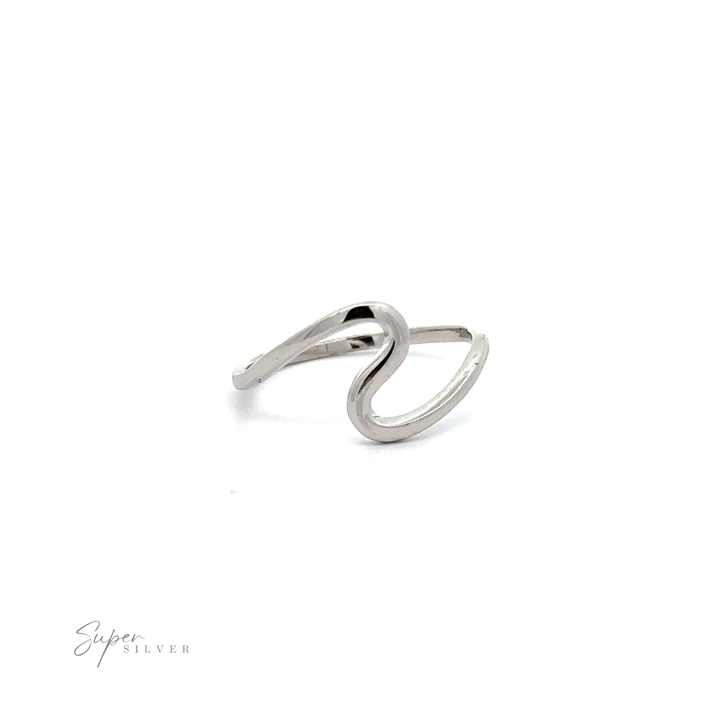 
                  
                    A sterling silver Simple Wave Ring
                  
                