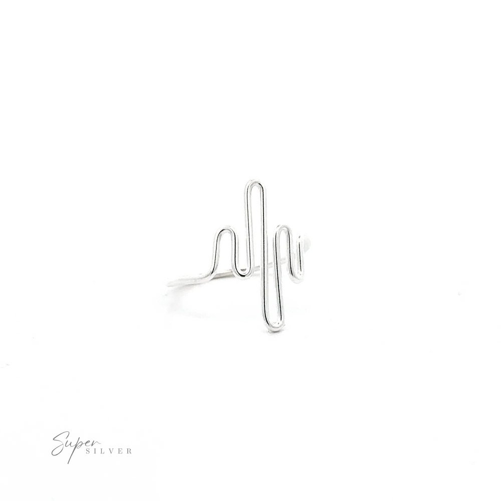 
                  
                    An eclectic Silver Squiggle Ring with a whimsical squiggle pattern, serving as a unique accent piece.
                  
                