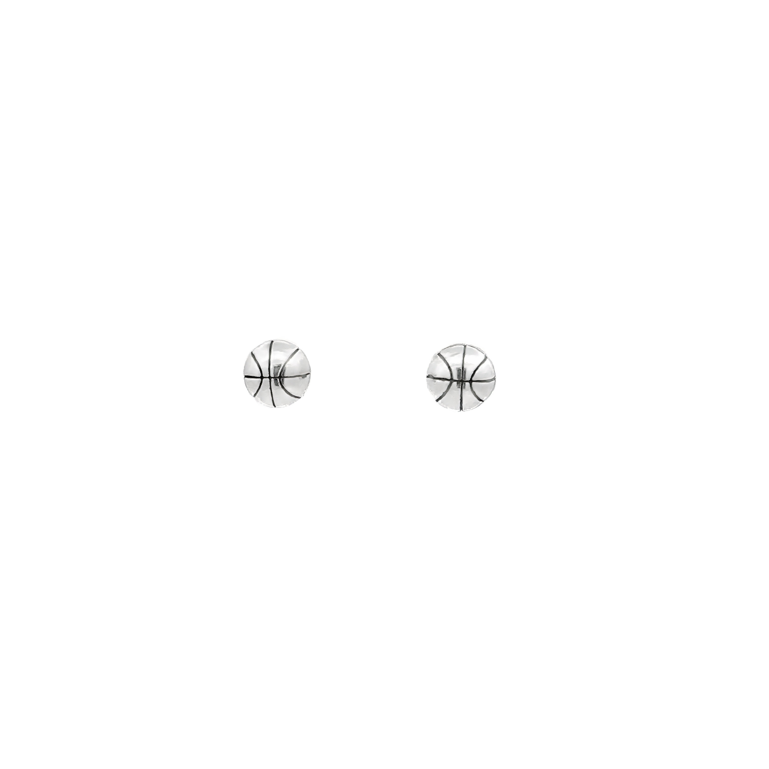 A pair of Sport Balls Studs on a white background.