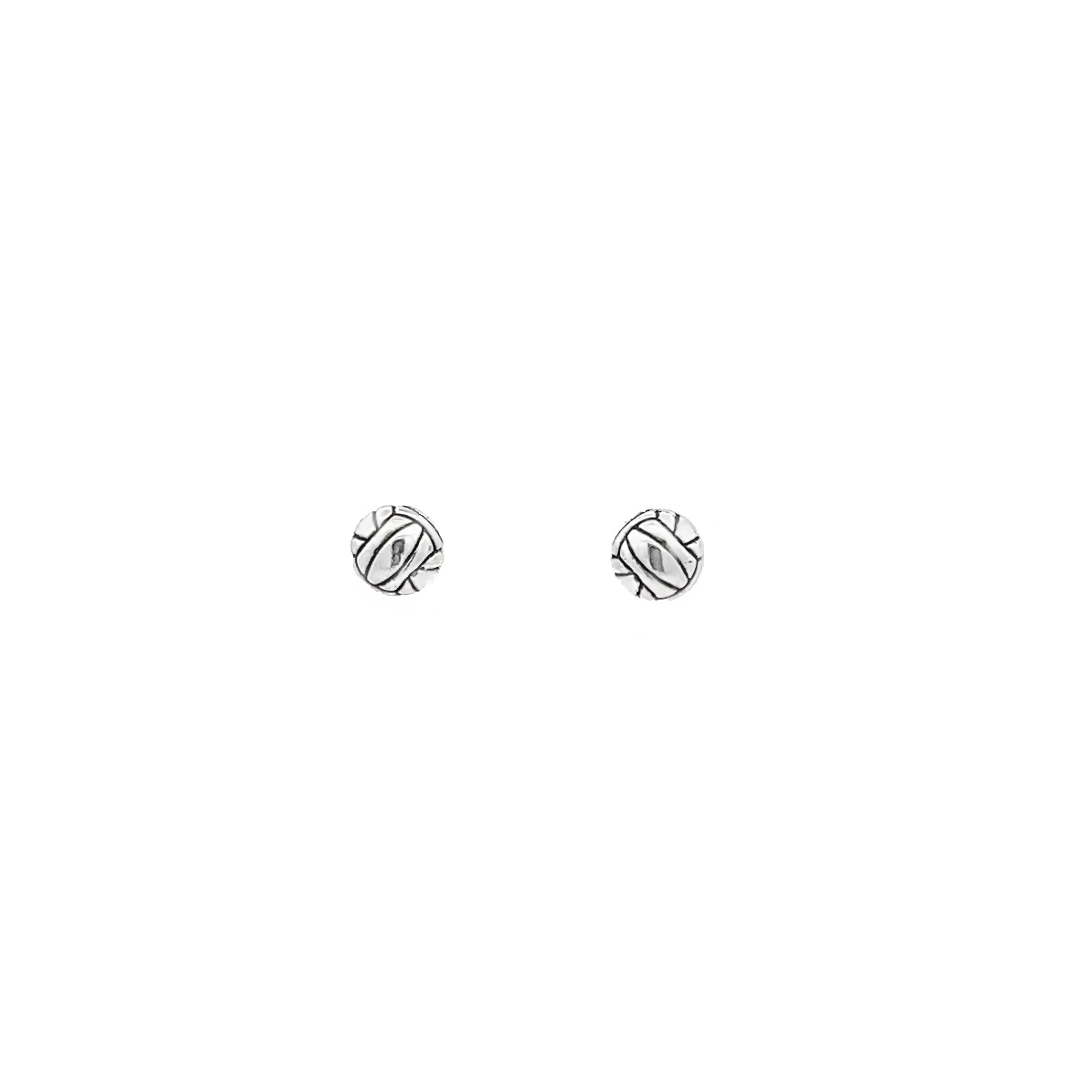 A pair of Sport Balls Studs on a white background.