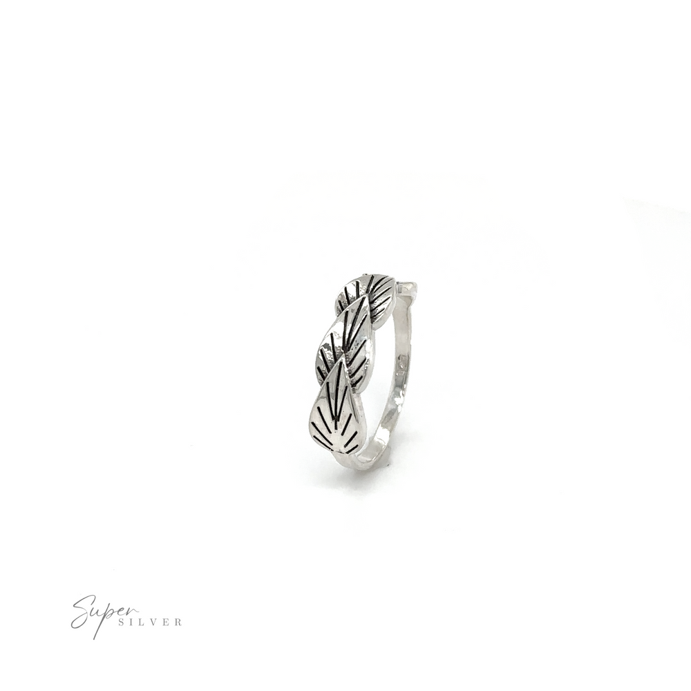 
                  
                    The Super Silver Leaves Ring captures the beauty that surrounds us, making it the perfect accessory for nature enthusiasts.
                  
                