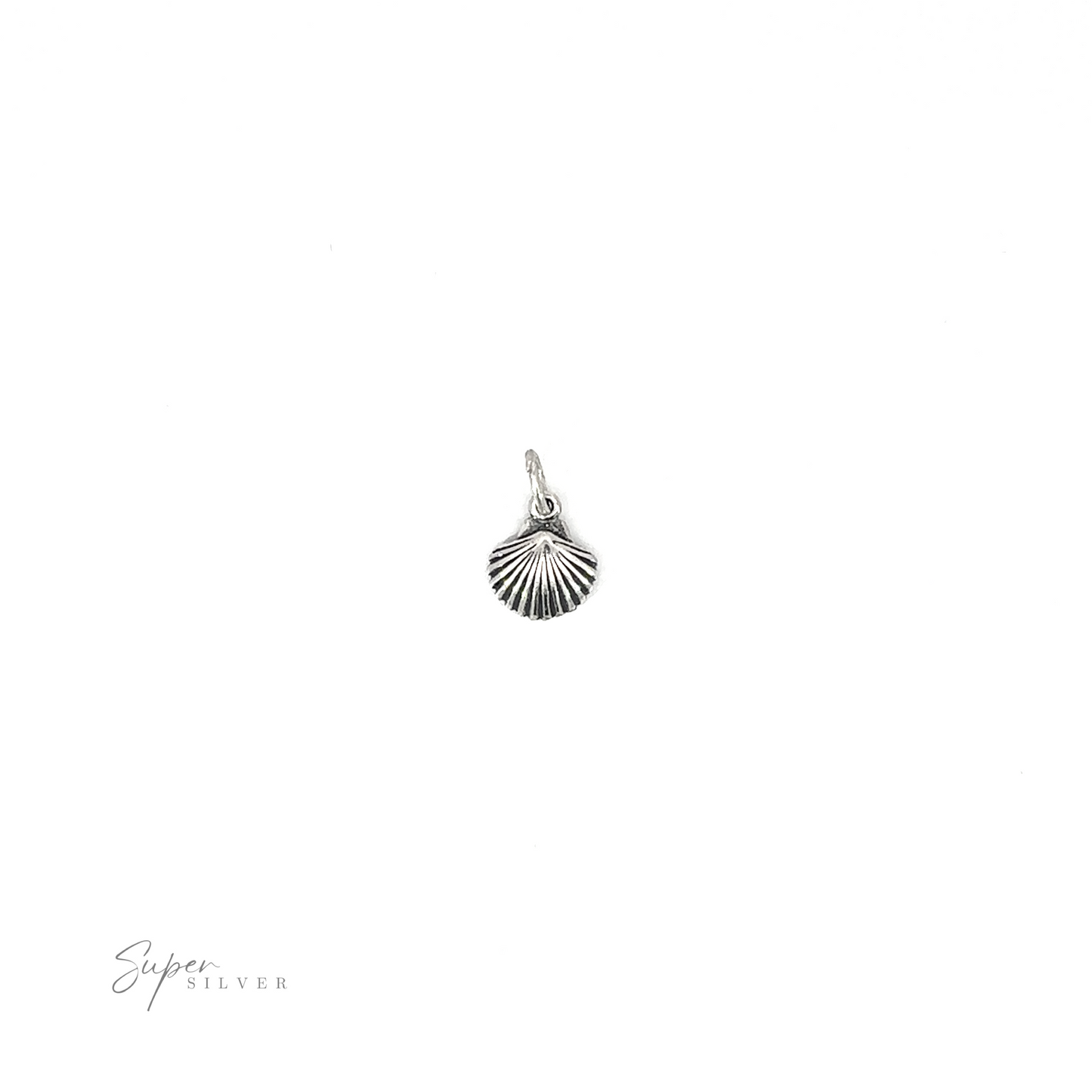 
                  
                    Seashell Charm pendant on a white background.
                  
                