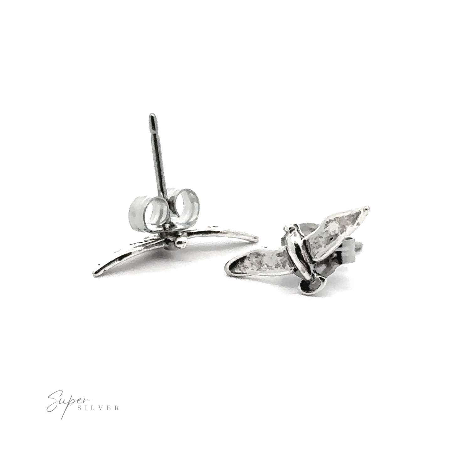 A pair of Seagull Studs adorned with diamonds, reflecting the beauty of the ocean.