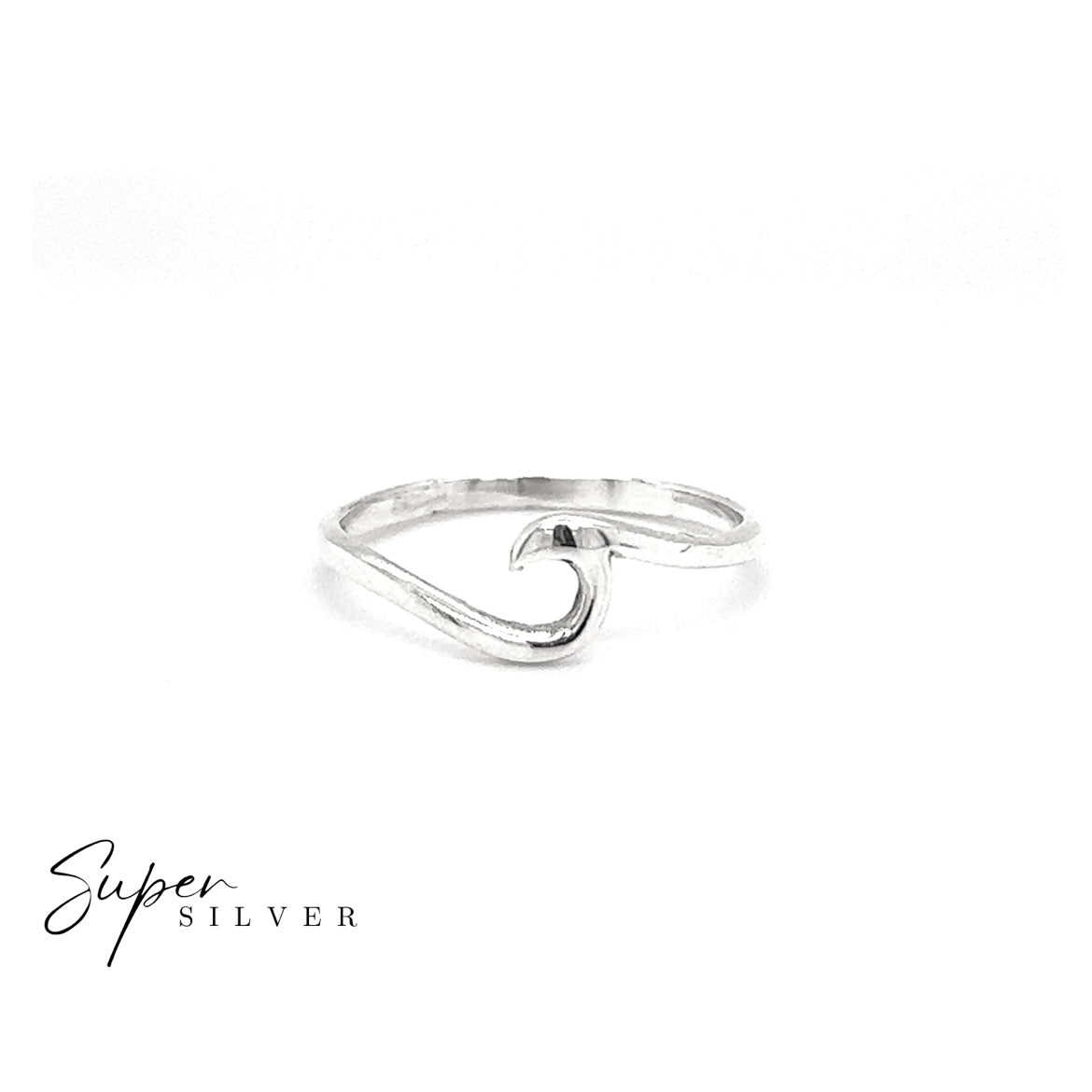 Anneau ondulé en fil fin