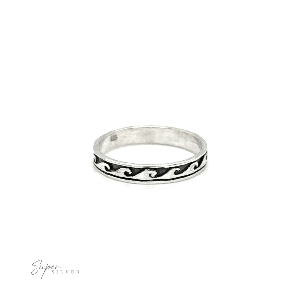 
                  
                    A 3mm Wave Band with wave designs.
                  
                