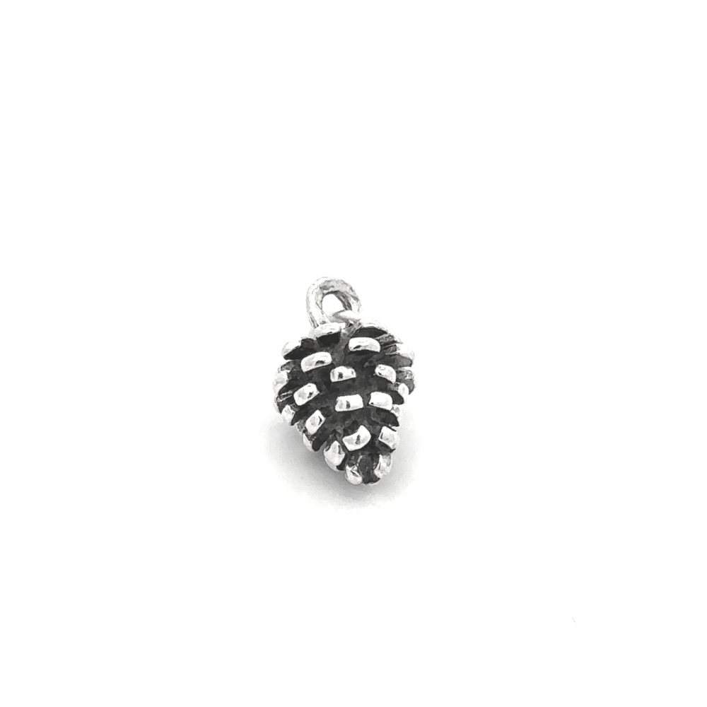 
                  
                    Pinecone Pendant made of sterling silver, shown against a white background, ideal for nature enthusiasts.
                  
                