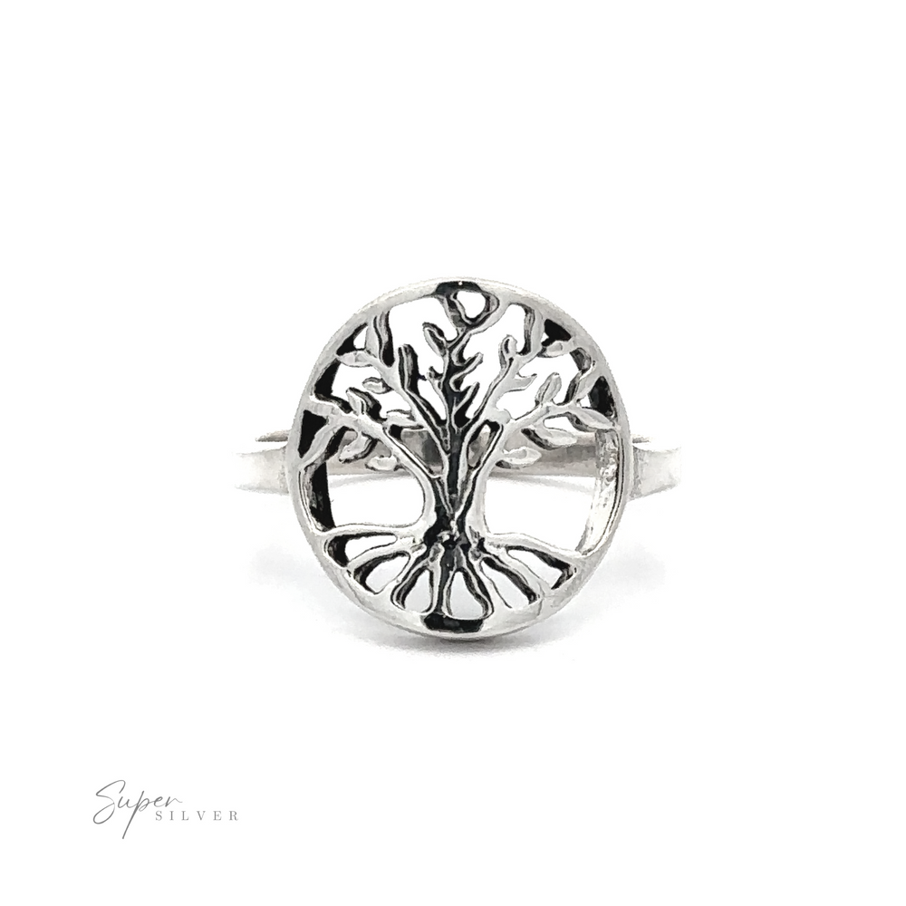 
                  
                    Sterling Silver Tree of Life Ring.
                  
                