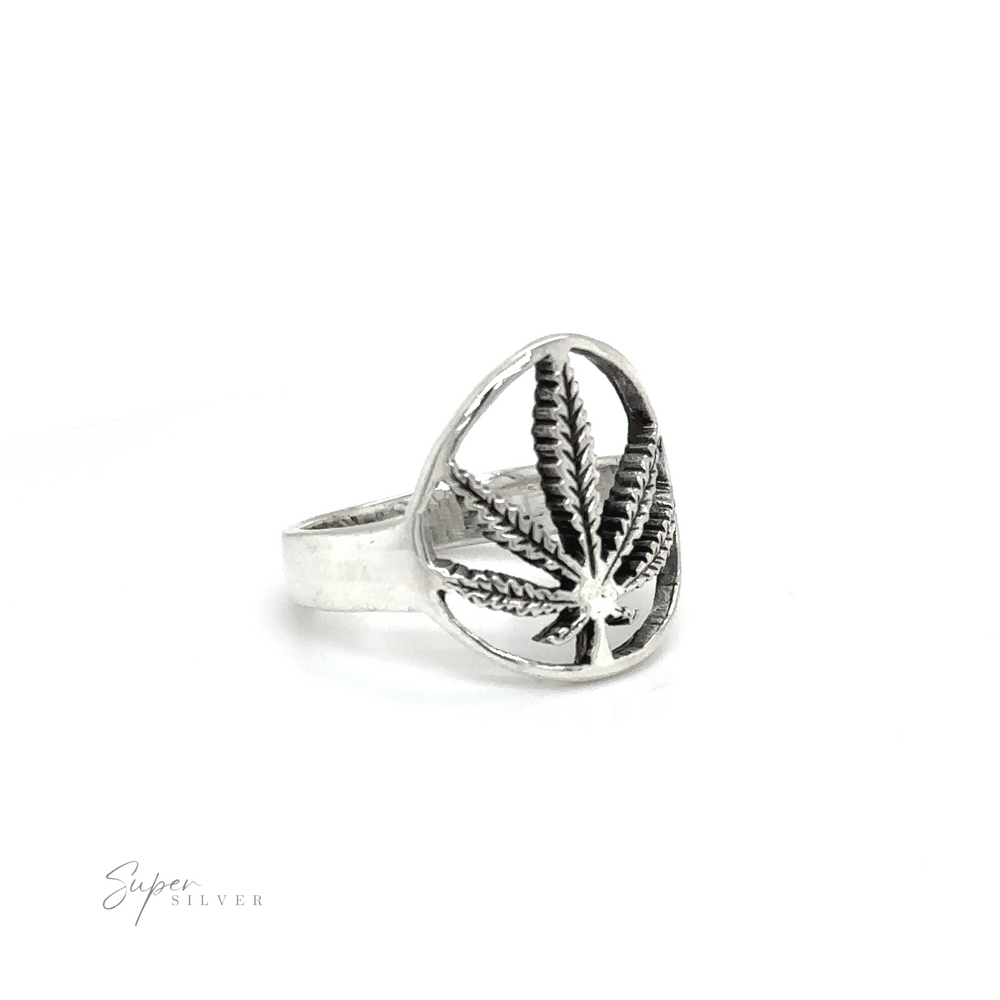 
                  
                    Embrace the stoner vibes of the flower power era with our exquisite Outlined Mary Jane Leaf Ring. Crafted in silver, this ring features a prominent marijuana leaf design, perfectly encapsulating the essence of
                  
                
