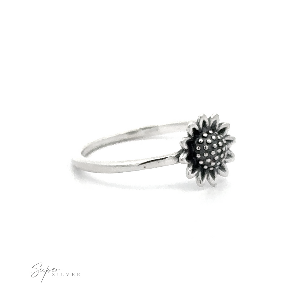 
                  
                    Sunflower Ring with daisy flower design against a white background.
                  
                