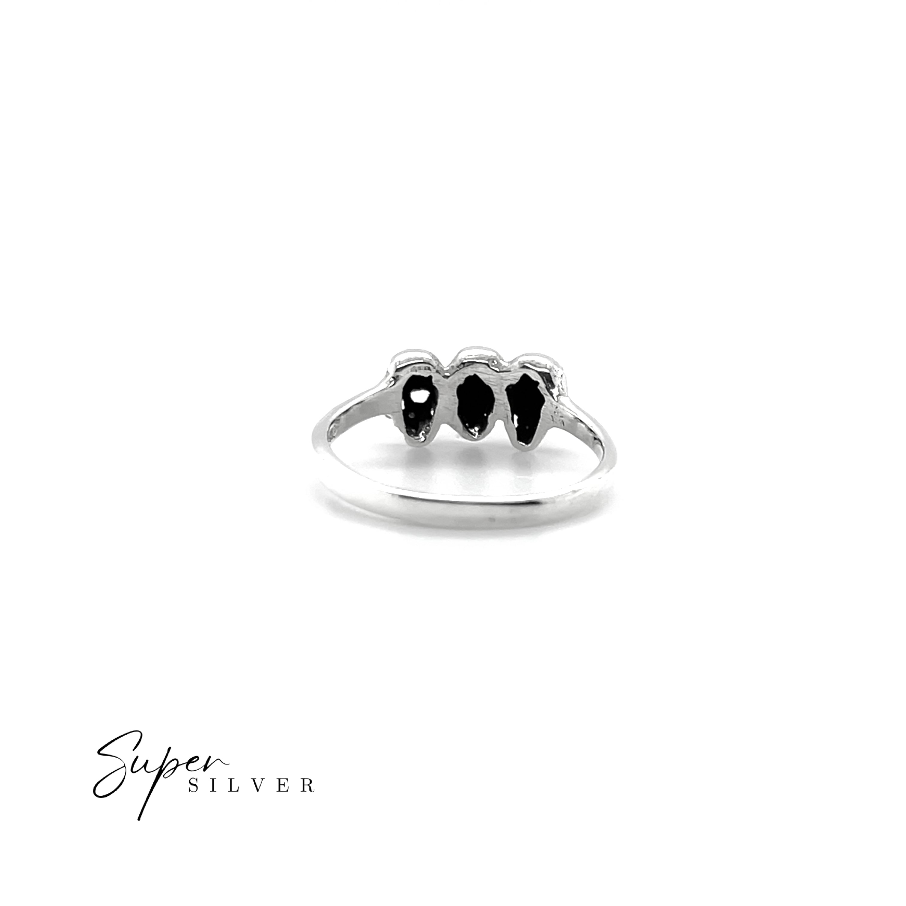 Dainty Three Skull Ring