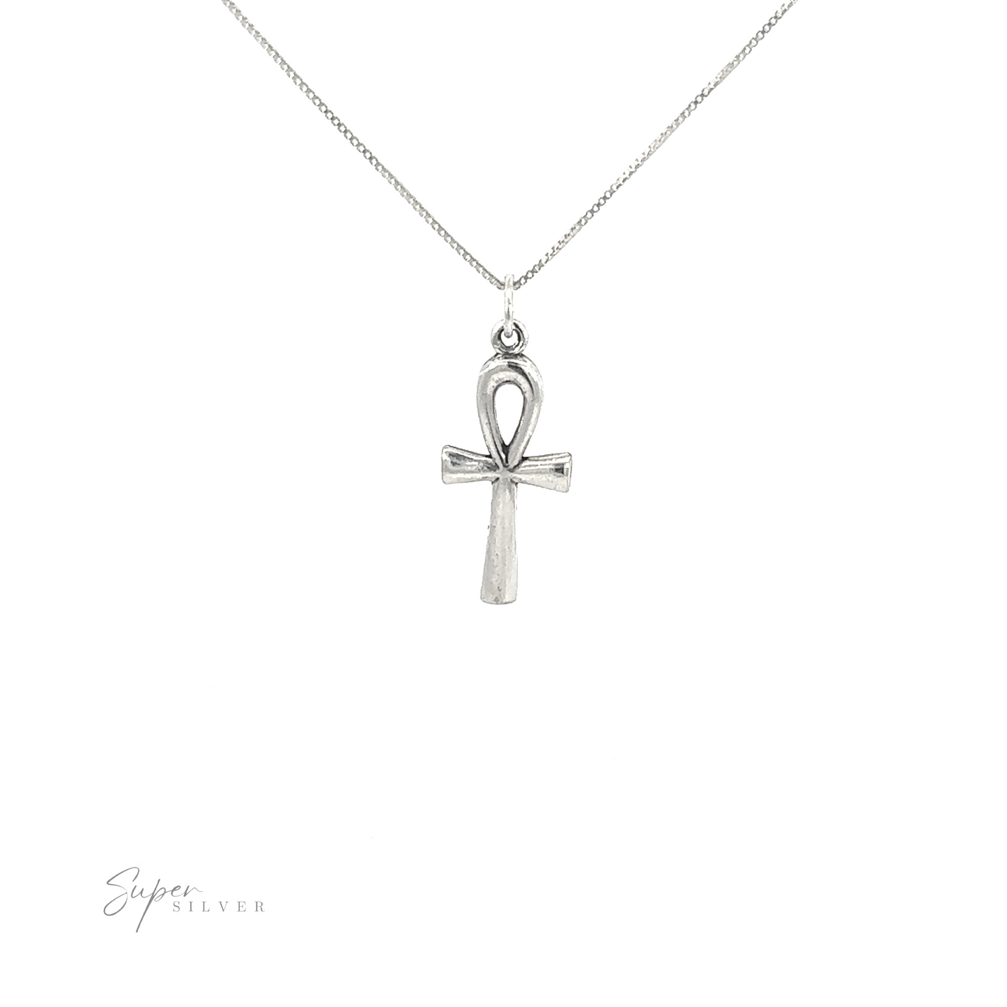 
                  
                    Sterling silver Egyptian Ankh Charms symbolizing eternal life.
                  
                