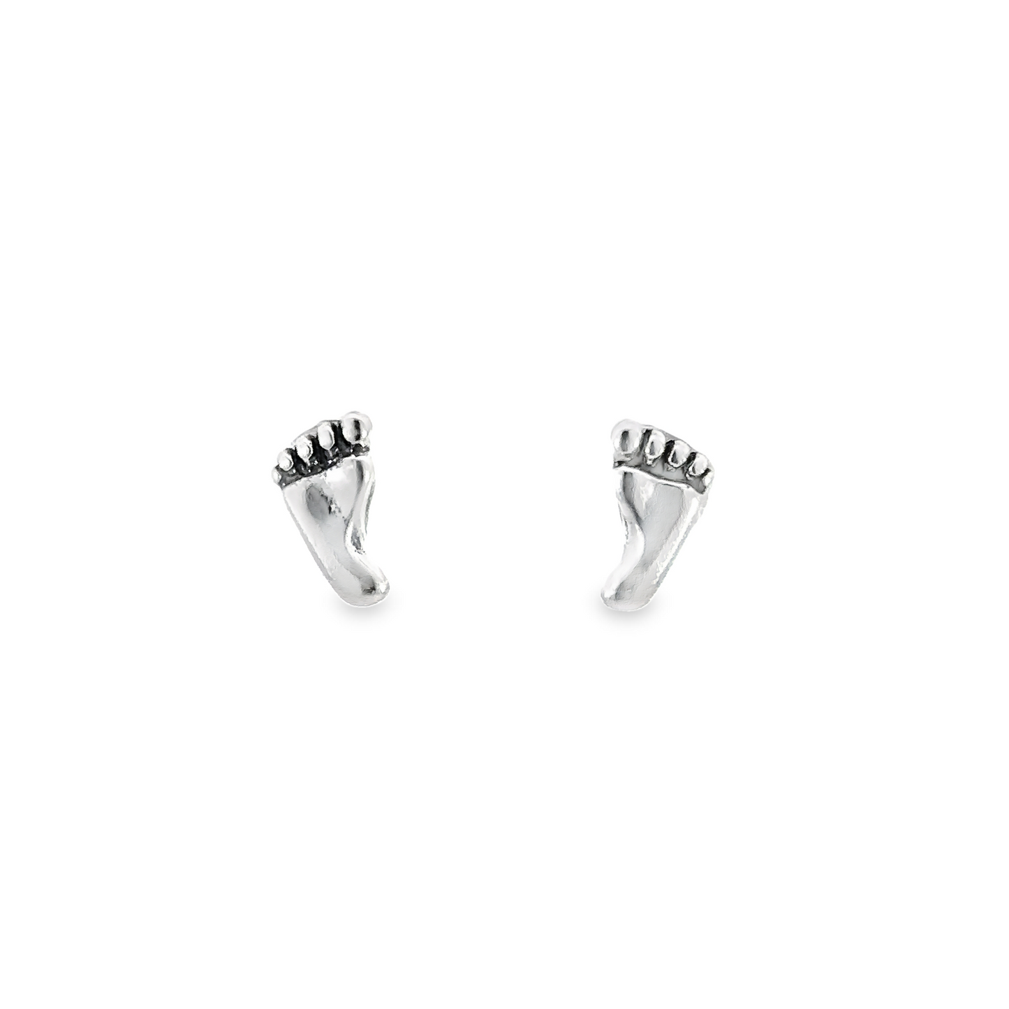 A pair of Foot Studs, an eccentric addition for a unique look.