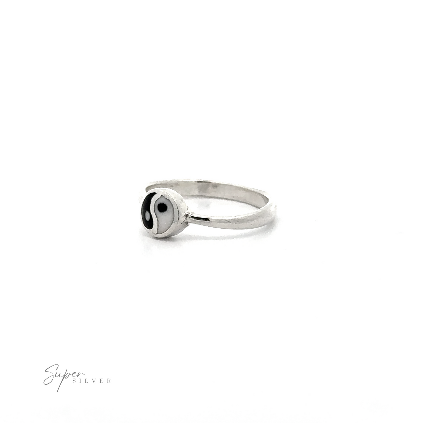 
                  
                    A harmonious Small Yin-Yang Ring in silver, symbolizing balance.
                  
                