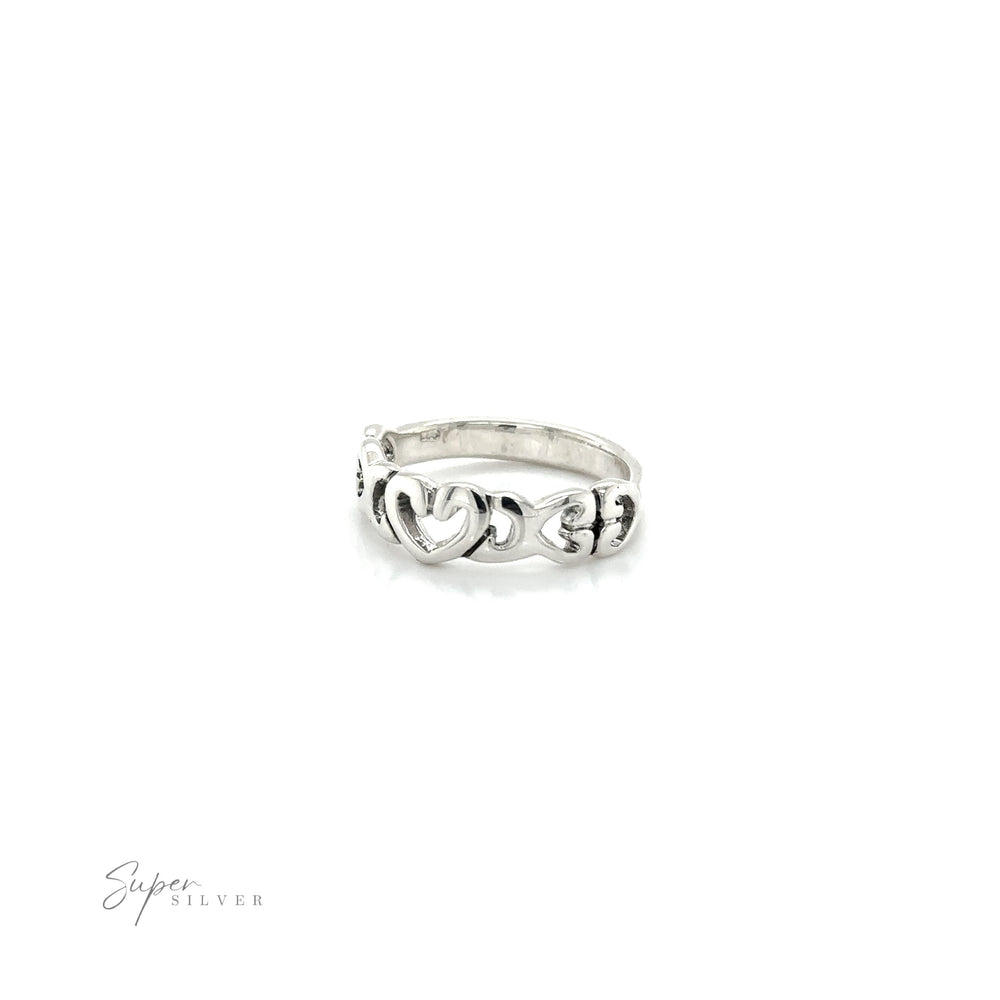 
                  
                    A minimalist Open Heart Band Ring symbolizing love with a heart design.
                  
                