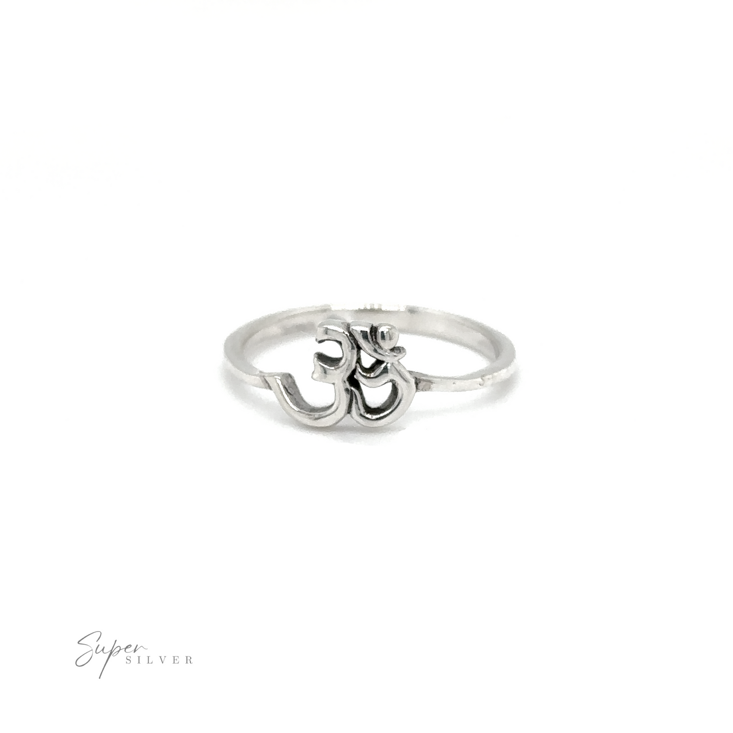 
                  
                    A Dainty Om Ring, representing spirituality and interconnectedness.
                  
                