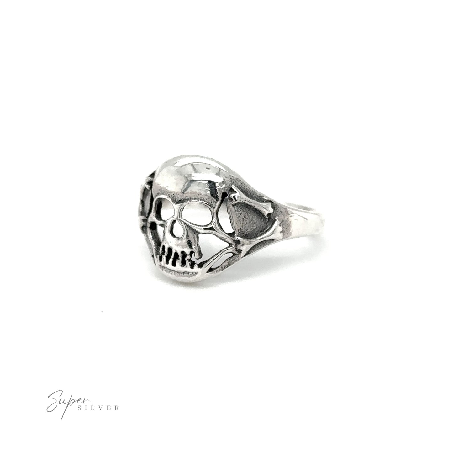 
                  
                    A smaller skull ring on a white background.
                  
                