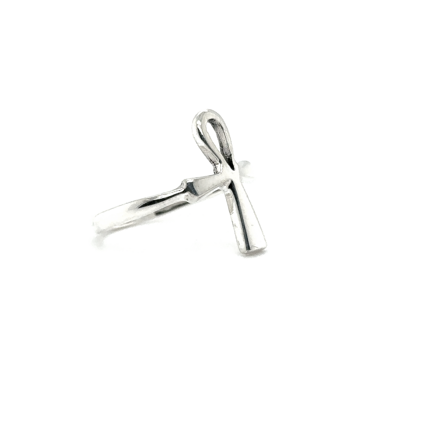 
                  
                    A Simple Ankh Ring on a white background by Super Silver.
                  
                