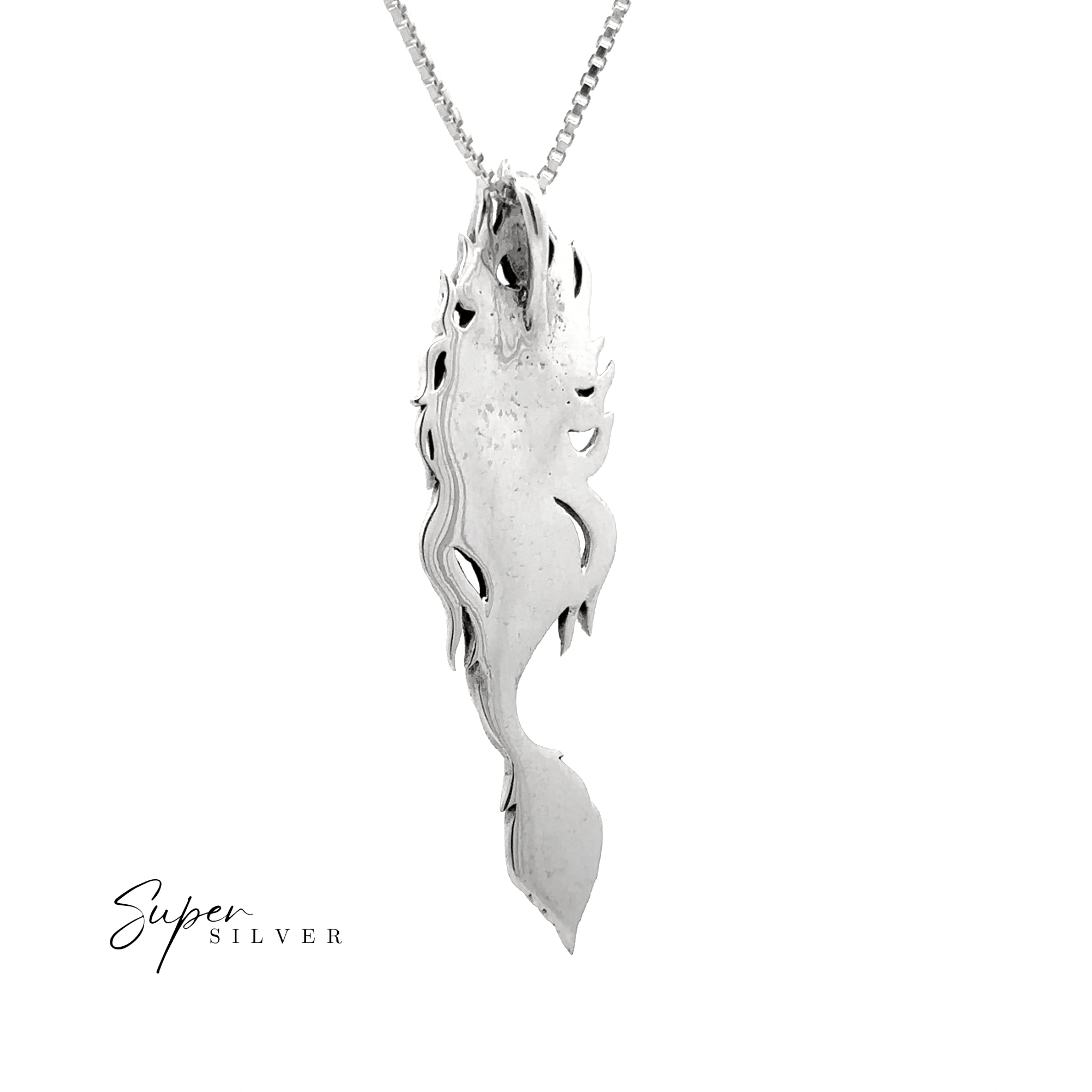 Inlay Mermaid Pendant