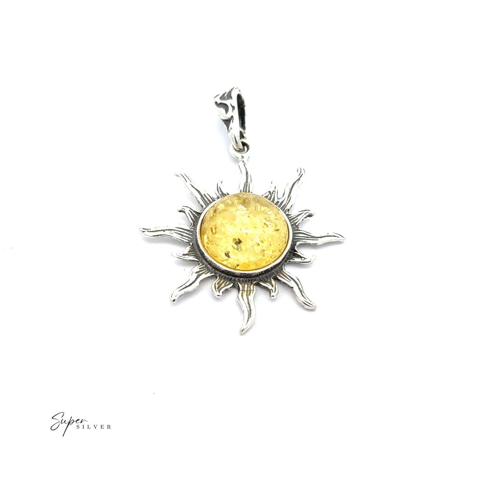 
                  
                    Pendentif Soleil Ambre Radiant
                  
                