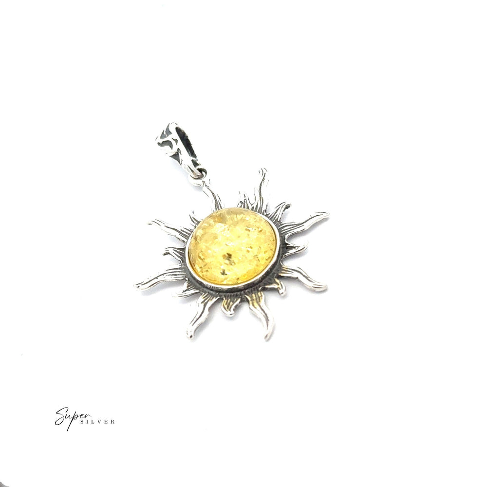 
                  
                    Pendentif Soleil Ambre Radiant
                  
                