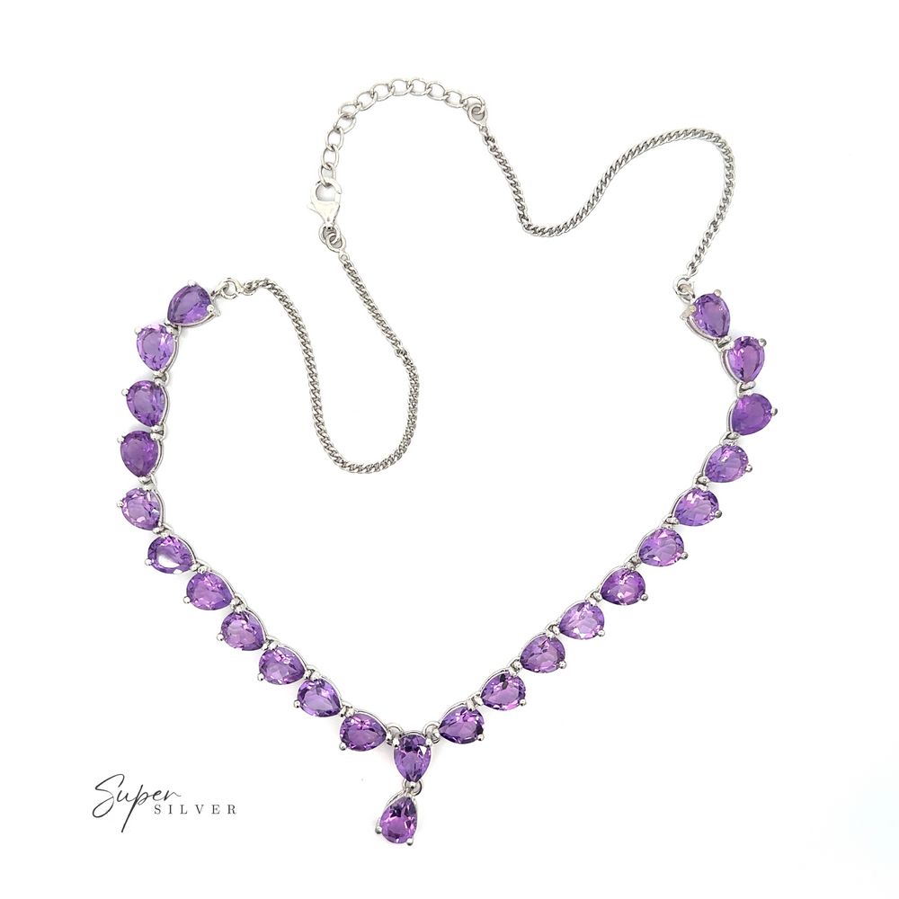 
                  
                    Amethyst Elegant Faceted Gemstone Jewelry Set crafted with elegance and sophistication.
                  
                