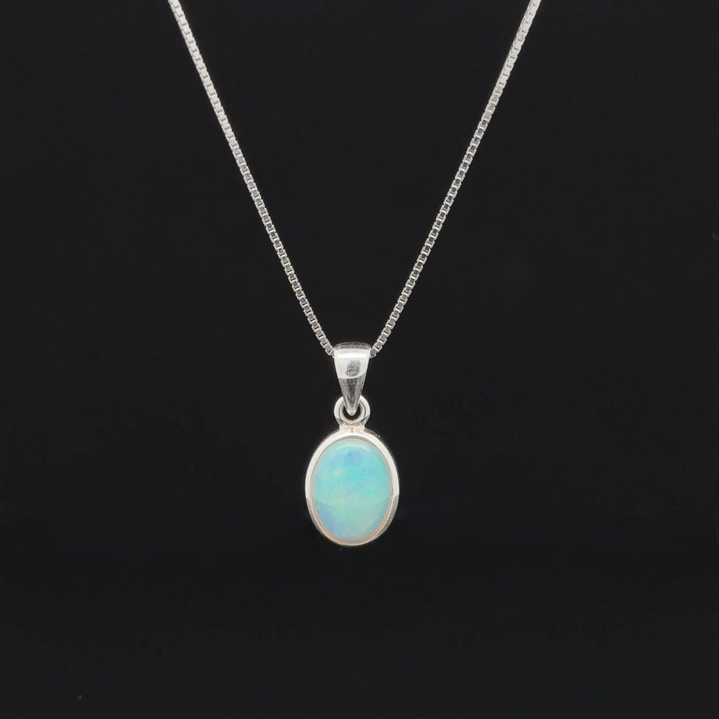 
                  
                    Oval Ethiopian Opal Pendant
                  
                