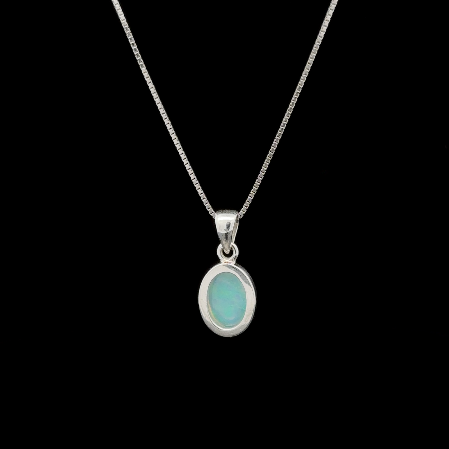 
                  
                    Oval Ethiopian Opal Pendant
                  
                