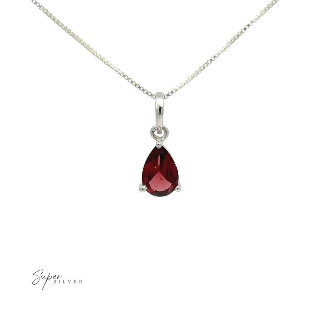
                  
                    A close up of a necklace with a Dainty Faceted Gemstone Pendant, showcasing minimalist style.
                  
                