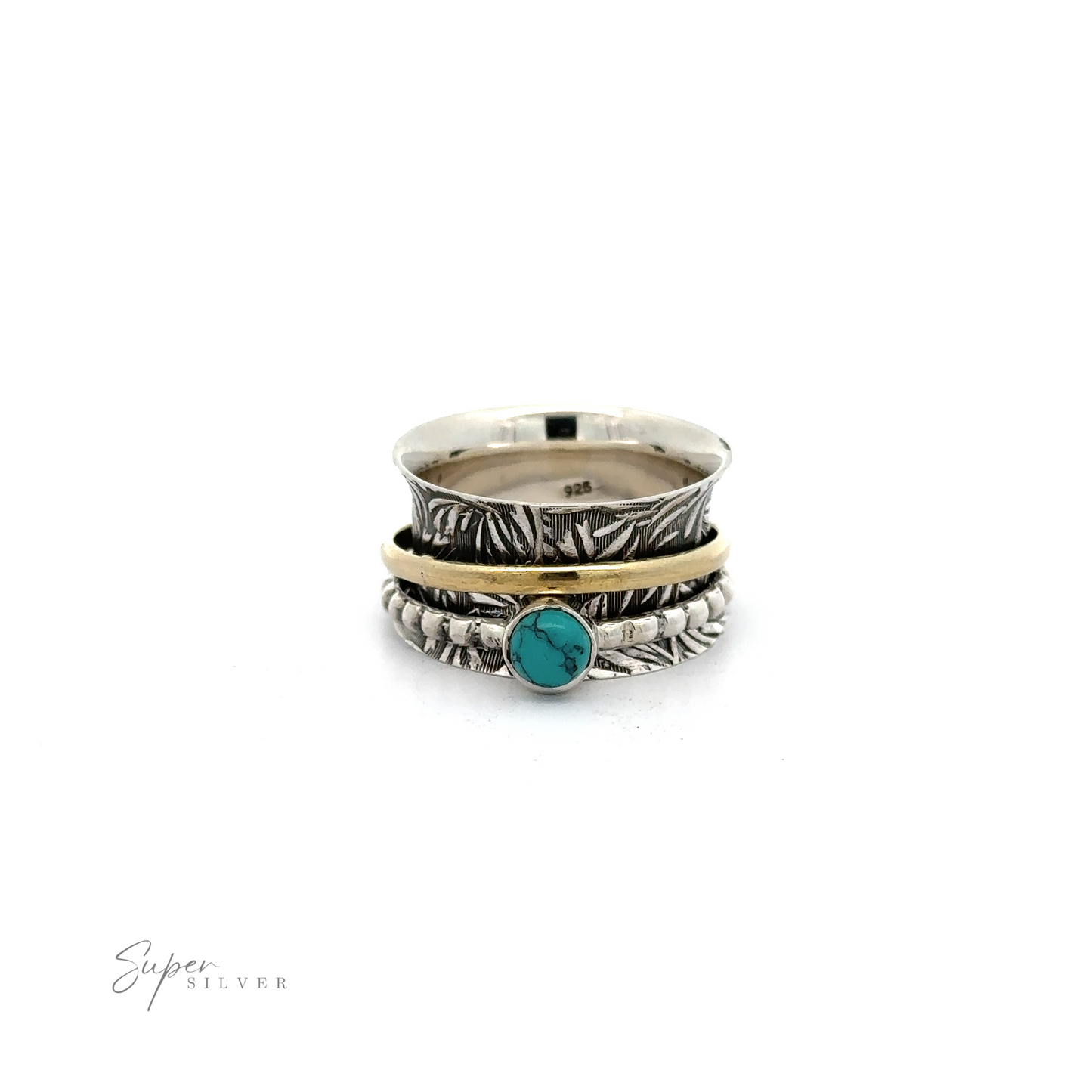 
                  
                    A stack of Bohemian Stone Spinner Rings with Beaded and Gold Detailing creating a breathtaking display of brilliance.
                  
                
