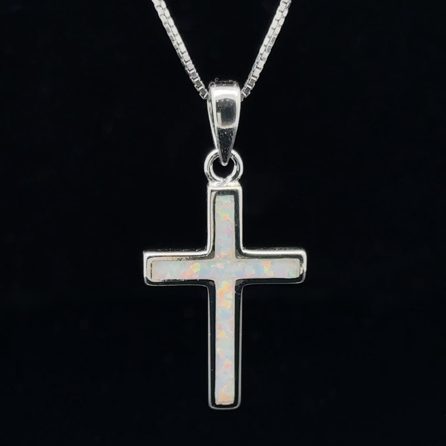 
                  
                    Lab-Created Opal Cross Pendants
                  
                