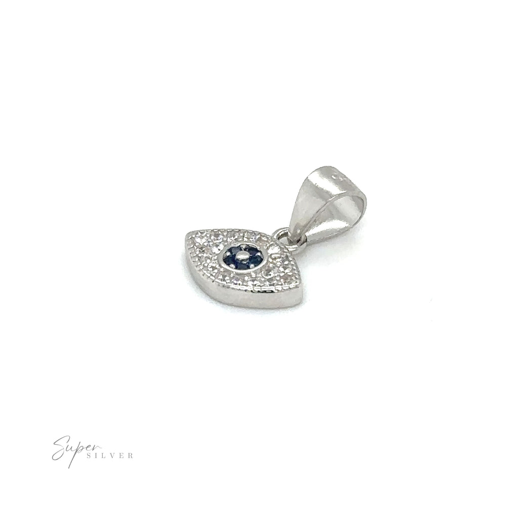
                  
                    A stunning Evil Eye Pave Cubic Zirconia Charms adorned with sparkling diamonds and vibrant blue sapphires.
                  
                