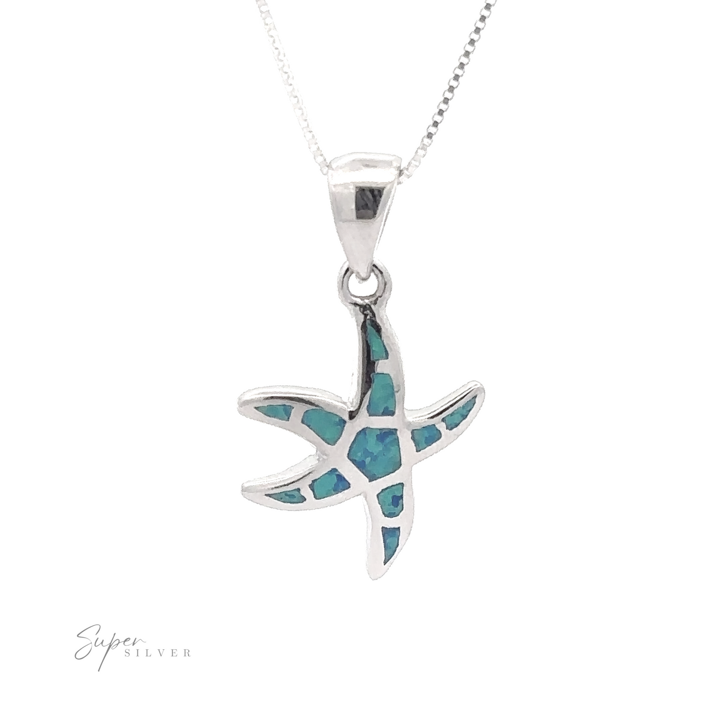 
                  
                    Lab-Created Opal Sea Star Pendant
                  
                