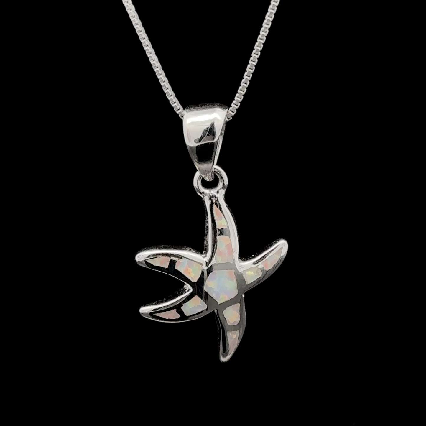 
                  
                    Lab-Created Opal Sea Star Pendant
                  
                