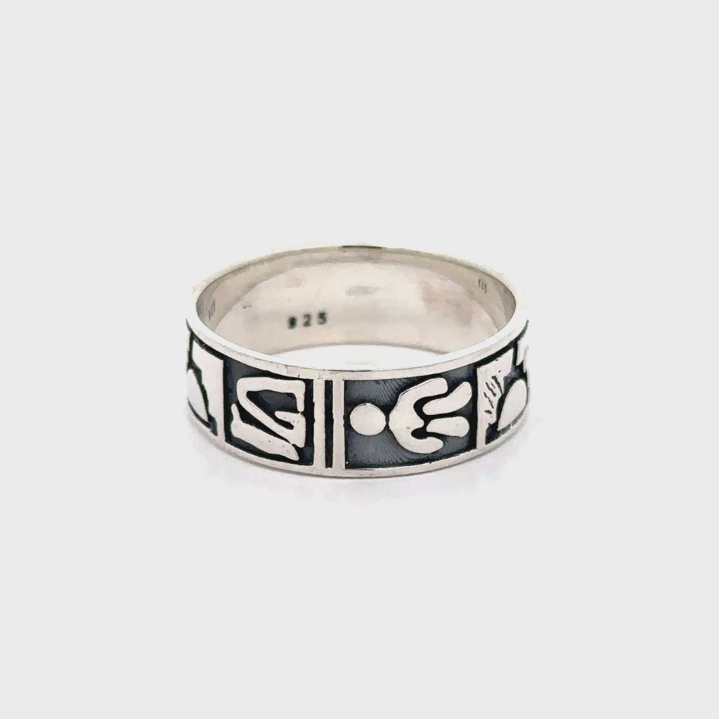 
                  
                    Load and play video in Gallery viewer, Petroglyph Silver Band
                  
                