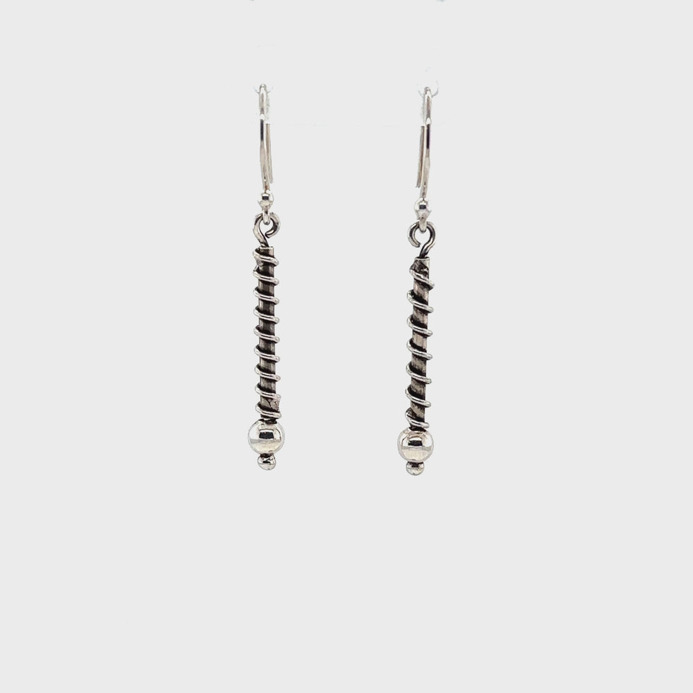
                  
                    Load and play video in Gallery viewer, Bali Coil Wrapped Drop Earrings
                  
                